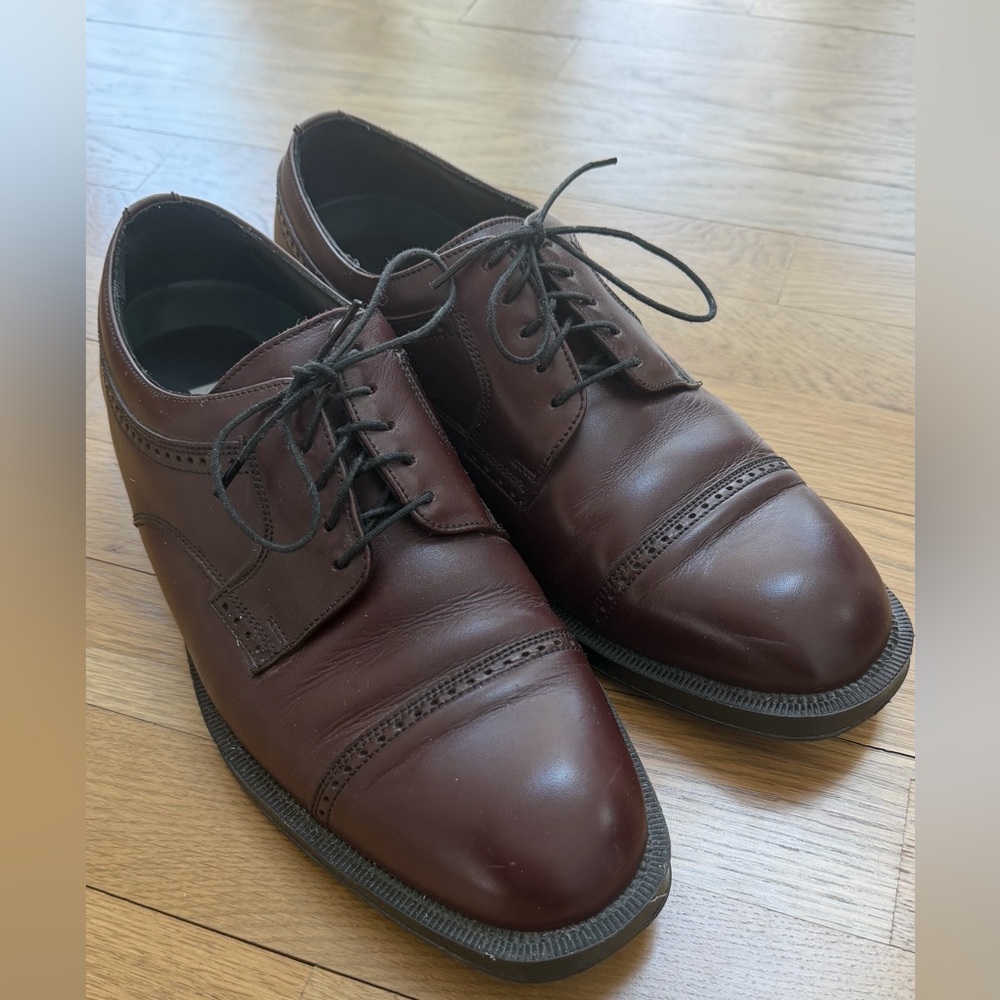Florsheim Comfortech Men's Brown -burgundy Leather Oxfords